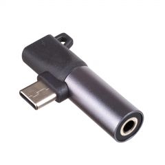 Adaptateur AK-AD-62 USB type C / USB type C / Jack 3.5mm