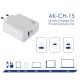 additional_image Chargeur AK-CH-15 USB-A + USB-C PD 5-20V / max. 3.25A 65W Quick Charge 3.0