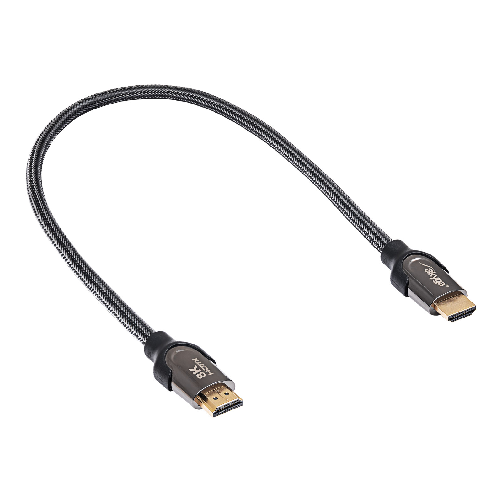 Câble HDMI ver. 2.1 Blindé 0.5m AK-HD-05S