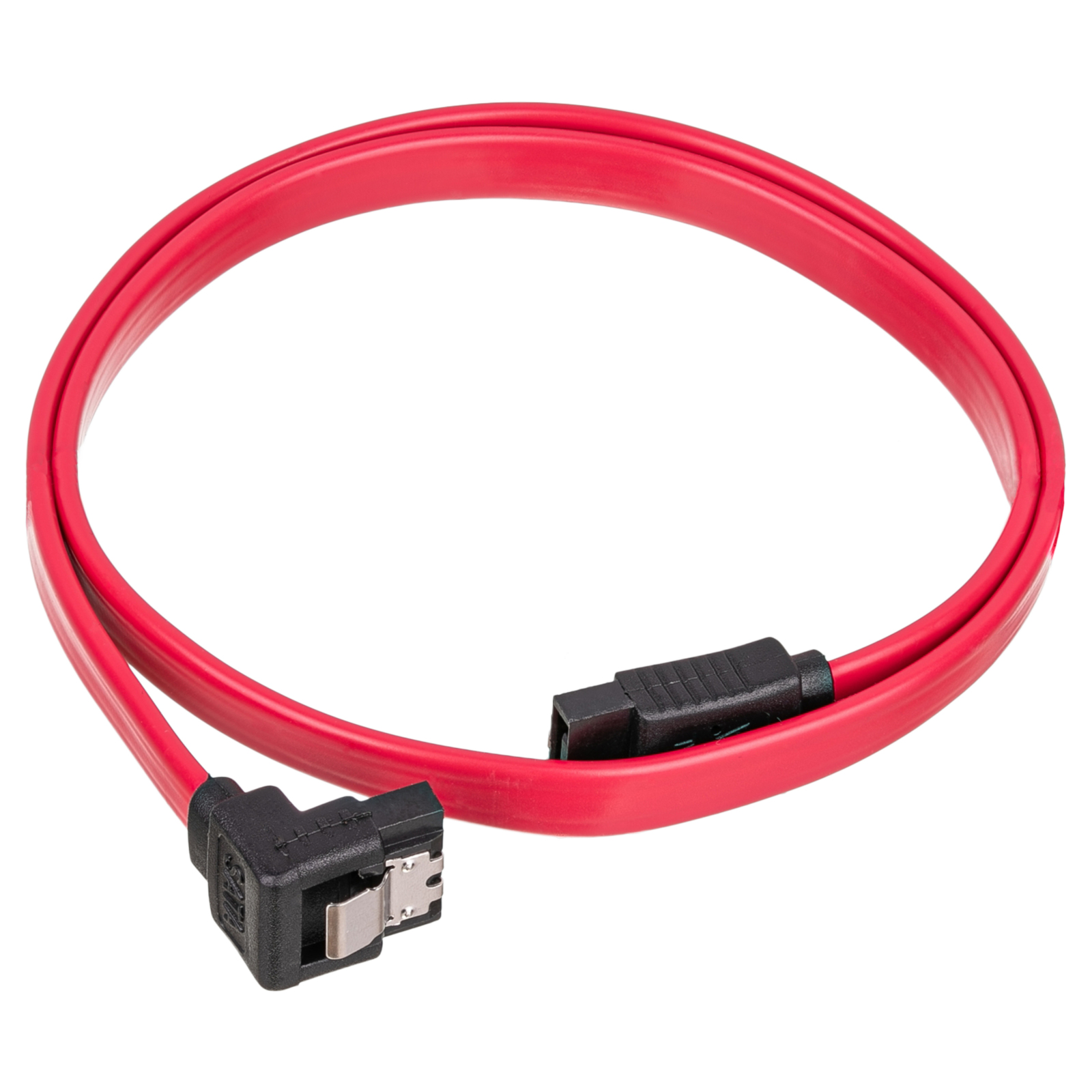 Vhbw 10x Câbles SATA droit vers coudé à 90° pour disque dur - Câble de  connexion, 50 cm, noir / rouge