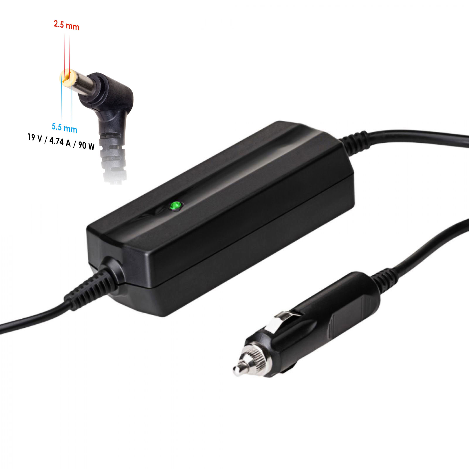 main_image Alimentation auto AK-ND-36 19V / 4.74A 90W 5.5 x 2.5 mm