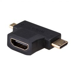 Adaptateur HDMI / miniHDMI / microHDMI AK-AD-23