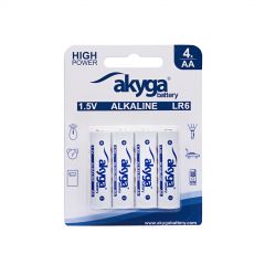 Pile alcaline AA LR6 Akyga AKY2068 1.5V / 3050mAh 4pcs