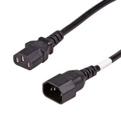 Rallonge d'alimentation IEC C13 / C14 AK-PC-111A CCA 3x0.5mm² 5m