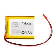 Li-Po Battery LP304050 Akyga AKY0826 3.7V / 600mAh PCM JST 2-Pin Connector 150mm