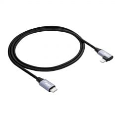 Câble coudé USB type C / Ligtning 1m AK-USB-56 30W maille