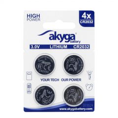 Batterie lithium CR2032 Akyga AKY2100 3V / 210mAh 4pcs