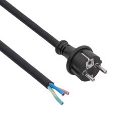 Câble d'alimentation en caoutchouc CEE 7/7 AK-OT-04S CU 3x1.5mm² 5m