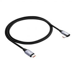 Câble coudé USB type C / USB type C 1m AK-USB-54 60W maille