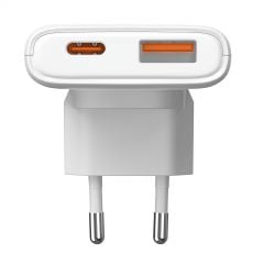 Chargeur AK-CH-31 USB-A + USB-C PD 5-20V / max. 3.25A 65W Quick Charge 4+ GaN