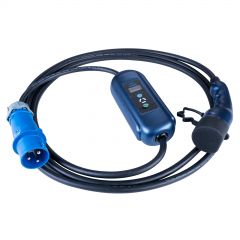 Câble pour voitures électriques AK-EC-14 CEE 3-pin / Type2 LCD 1-phase 32A 7.2kW 5m