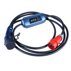 Câble pour voitures électriques AK-EC-12 CEE 5pin / Type2 LCD Triphasé 16A 11kW 5m
