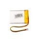 additional_image Batterie Li-Po LP503040 Akyga AKY0833 3.7V / 560mAh PCM+NTC Molex 3-Pin 80mm
