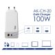 additional_image Chargeur AK-CH-20 USB-A + USB-C PD 5-20V / max. 5A 100W Quick Charge 3.0 GaN