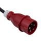 additional_image Câble pour voitures électriques AK-EC-12 CEE 5pin / Type2 LCD Triphasé 16A 11kW 5m