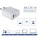 additional_image Chargeur AK-CH-14 USB-A + USB-C PD 5-20V / max. 3A 45W Quick Charge 3.0