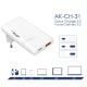 additional_image Chargeur AK-CH-31 USB-A + USB-C PD 5-20V / max. 3.25A 65W Quick Charge 4+ GaN
