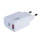 main_image Chargeur USB AK-CH-12 USB-A + USB-C PD 5-12V / max. 3A 18W Quick Charge 3.0